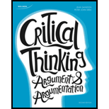 Critical Thinking Argument and Argumentation   With Access (Canadian)