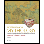 Introduction to Mythology 4TH 16 Edition, by Eva M Thury - ISBN 9780190262983