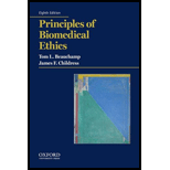 Principles of Biomedical Ethics 8TH 19 Edition, by Tom L Beauchamp and James F Childress - ISBN 9780190640873