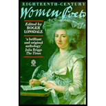 Eighteenth Century Women Poets  An Oxford Anthology