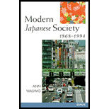 Modern Japanese Society, 1868 1994