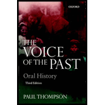 Voice of the Past  Oral History