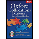 Oxford Collocations Dictionary   With CD