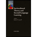 Sociocultural Theory and Second Language Learning