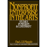 Nonprofit Enterprise in the Arts  Studies in Mission and Constraint