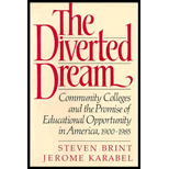 Diverted Dream  Community Colleges and the Promise of Educational Opportunity in America, 1900 1985