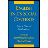 English in Its Social Contexts