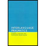 Interlanguage Pragmatics