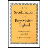 Secularization of Early Modern England