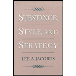 Substance, Style and Strategy