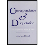 Correspondence and Disquotation  An Essay on the Nature of Truth