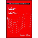 Music Matters  A New Philosophy of Music Education