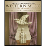 Oxford History of Western Music  College Edition