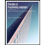 Principles of Programming Languages  Design, Evaluation, and Implementation