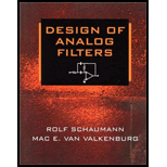 Design of Analog Filters