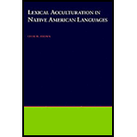 Lexical Acculturation in Native Amer