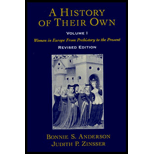 History of Their Own  Women in Europe from Prehistory to the Present, Volume I