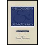 Philosophy and Democracy  An Anthology