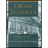 Organ Technique  Modern and Early