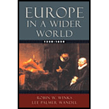 Europe in Wider World, 1350 1650