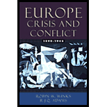 Europe, 1890 1945  Crisis and Conflict