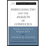 Hsieh Liang tso and the Analects of Confucius