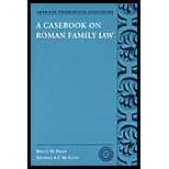 Casebook on Roman Family Law