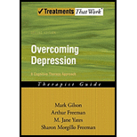 Overcoming Depression  A Cognitive Therapy Approach Therapist Guide