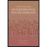 Clinicians Quick Guide to Interpersonal Psychotherapy