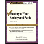 Mastery of Your Anxiety and Panic   Workbook