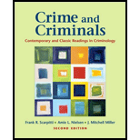 Crime and Criminals Contemporary and Classic Readings in Criminology