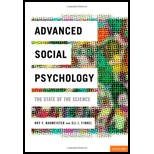 Advanced Social Psychology