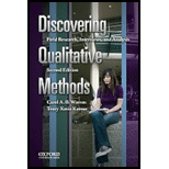 Discovering Qualitative Methods Field Research, Interviews, and Analysis