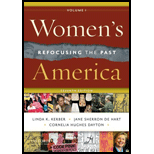 Womens America, Volume 1 Refocusing the Past