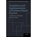 Translation and Implementation of Evidence Based Practice