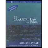 Classical Law of India