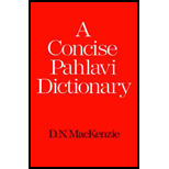 Concise Pahlavi Dictionary