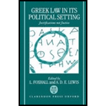 Greek Law in Its Political Setting