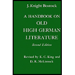 Handbook on Old High German Literature