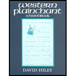 Western Plainchant  A Handbook