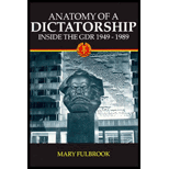 Anatomy of a Dictatorship  Inside the GDR, 1949 1989