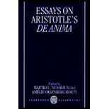 Essays on Aristotles De Anima