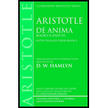 De Anima, With Passages From Book 1, Books 2 and 3