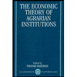 Economic Theory of Agrarian Institutions