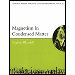 Magnetism in Condensed Matter