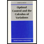 Optimal Control and the Calculus of Variations