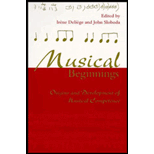 Musical Beginnings  Origins and Development of Musical Competence