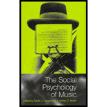 Social Psychology of Music