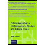 Critical Appraisal of Epidemiological Studies and Clinical Trials