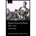 Popular Fiction by Women 1660 1730  An Anthology